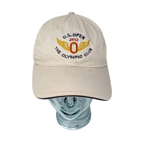 2012 US Open The Olympic Club  Khaki Beige Baseball Cap Golf Hat - Picture 1 of 5